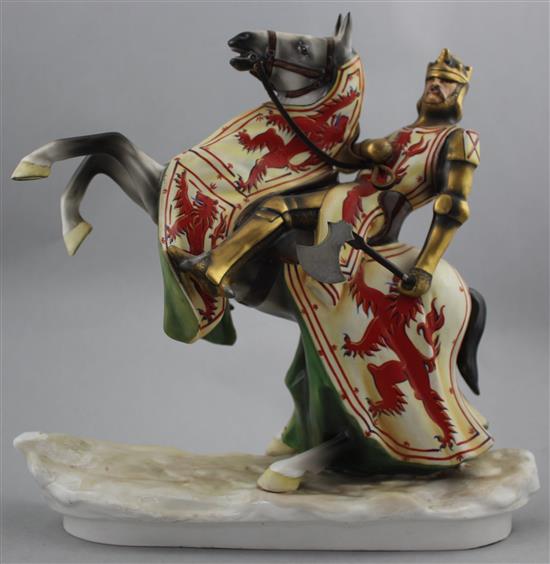 A Michael J. Sutty group The Liberator - Robert The Bruce, 27cm